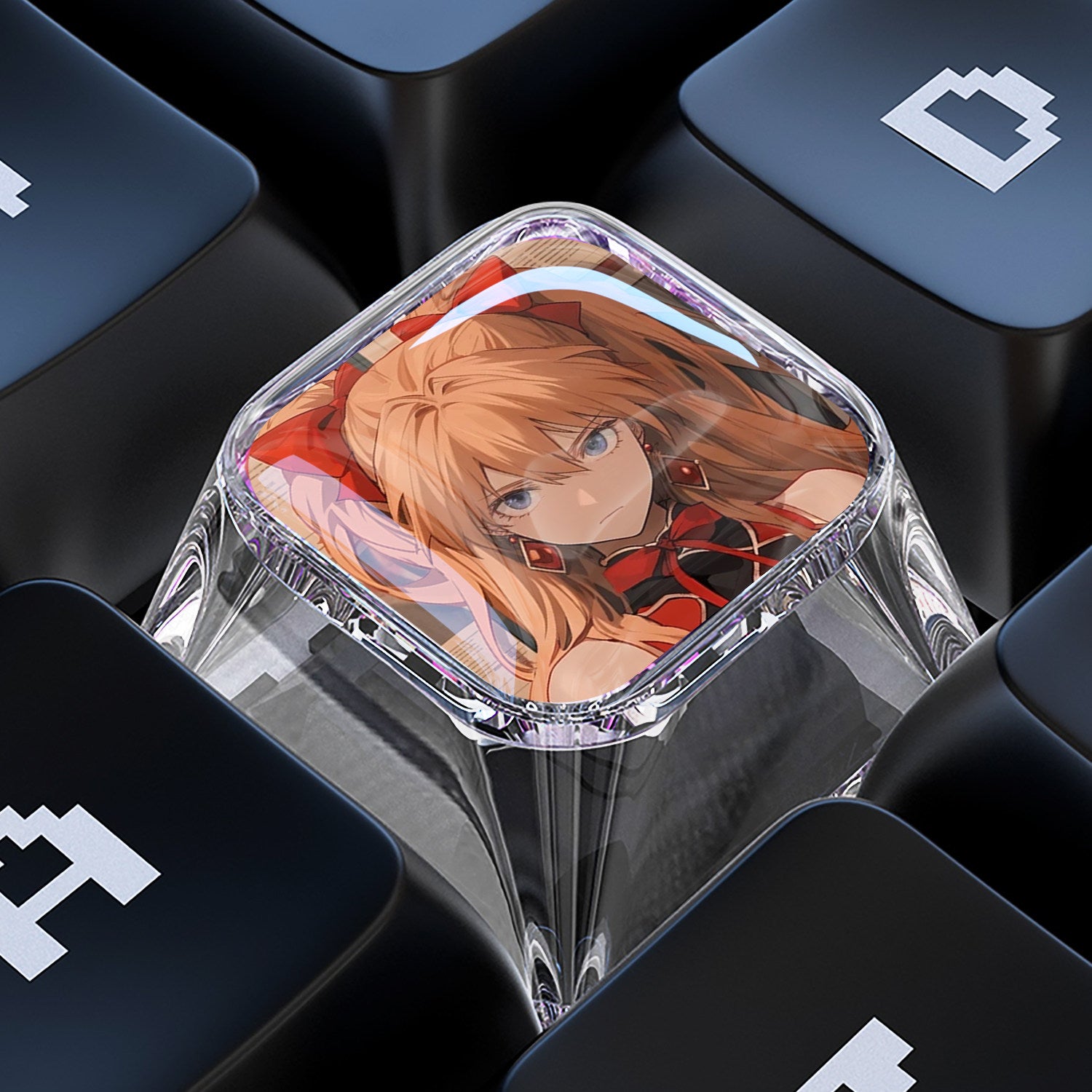 Anime 1U Resin Drip Keycap