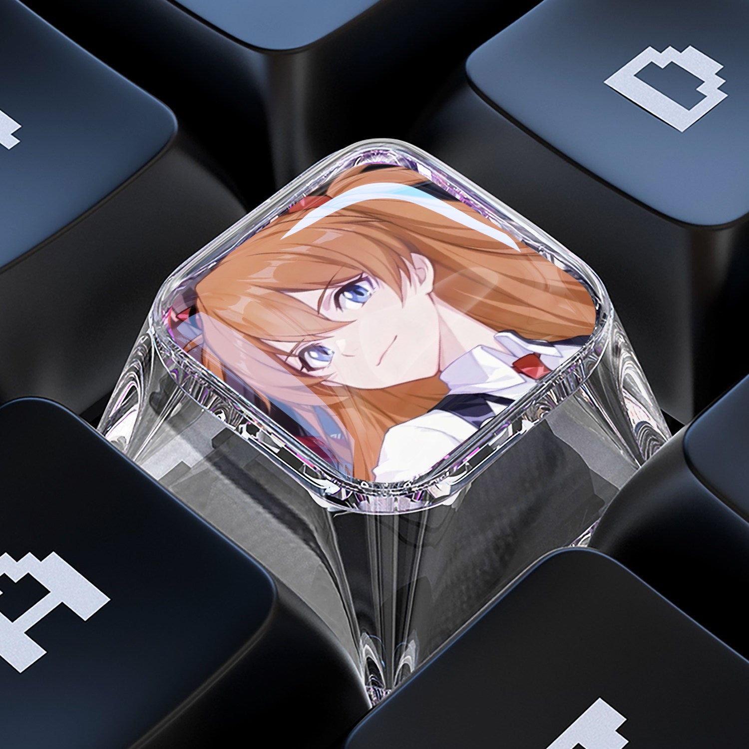 Anime 1U Resin Drip Keycap