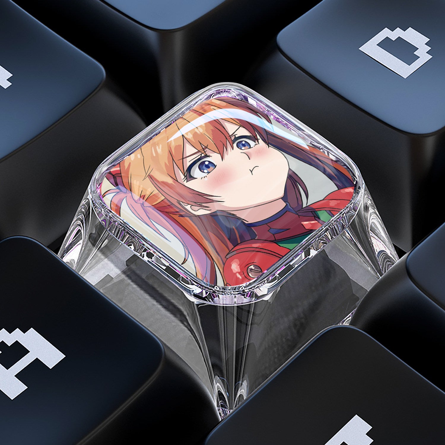 Anime 1U Resin Drip Keycap