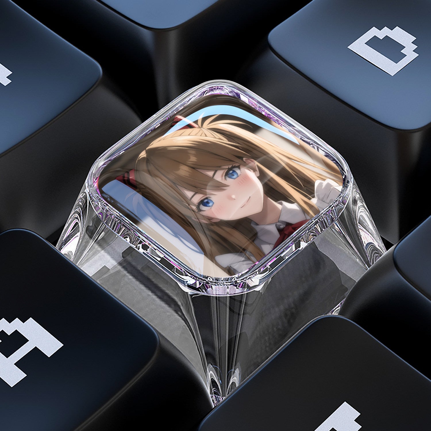 Anime 1U Resin Drip Keycap