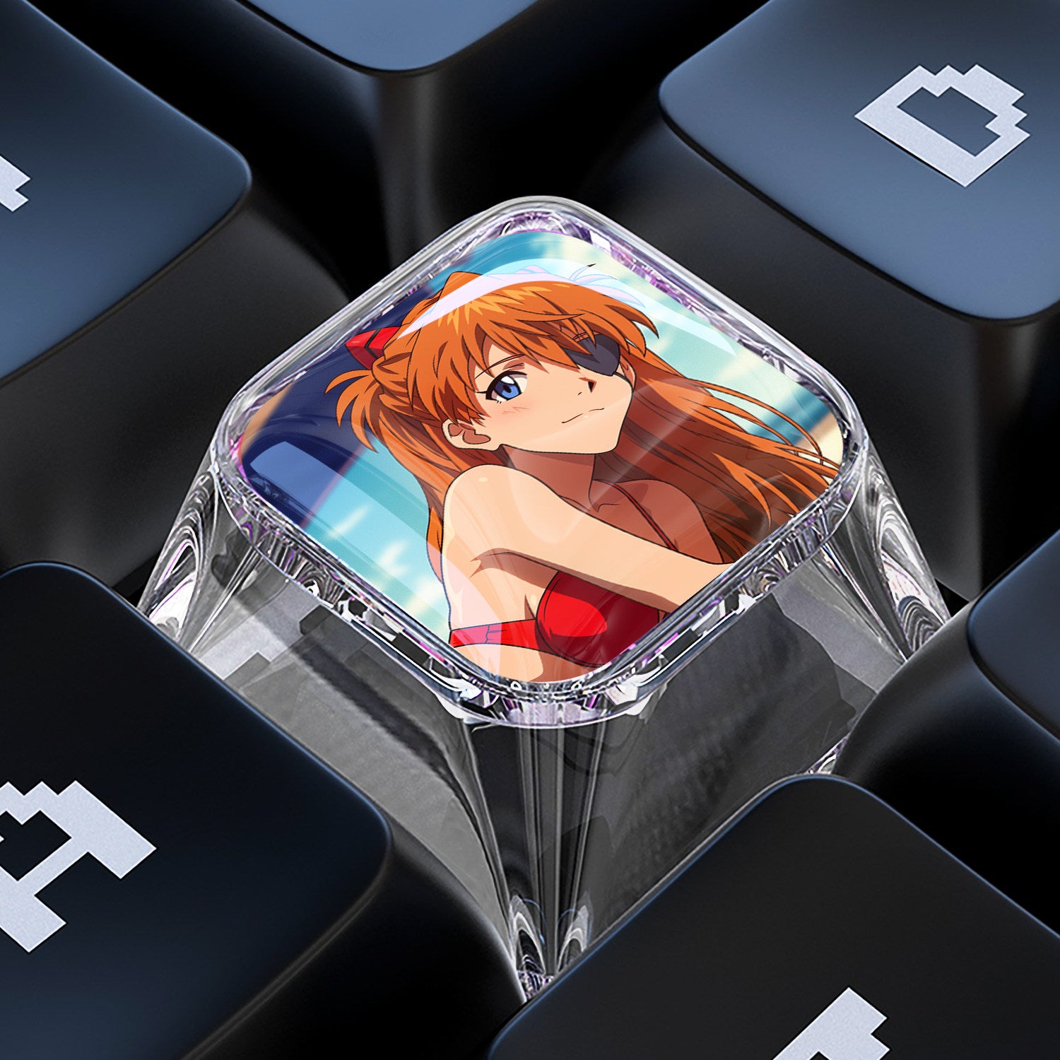 Anime 1U Resin Drip Keycap