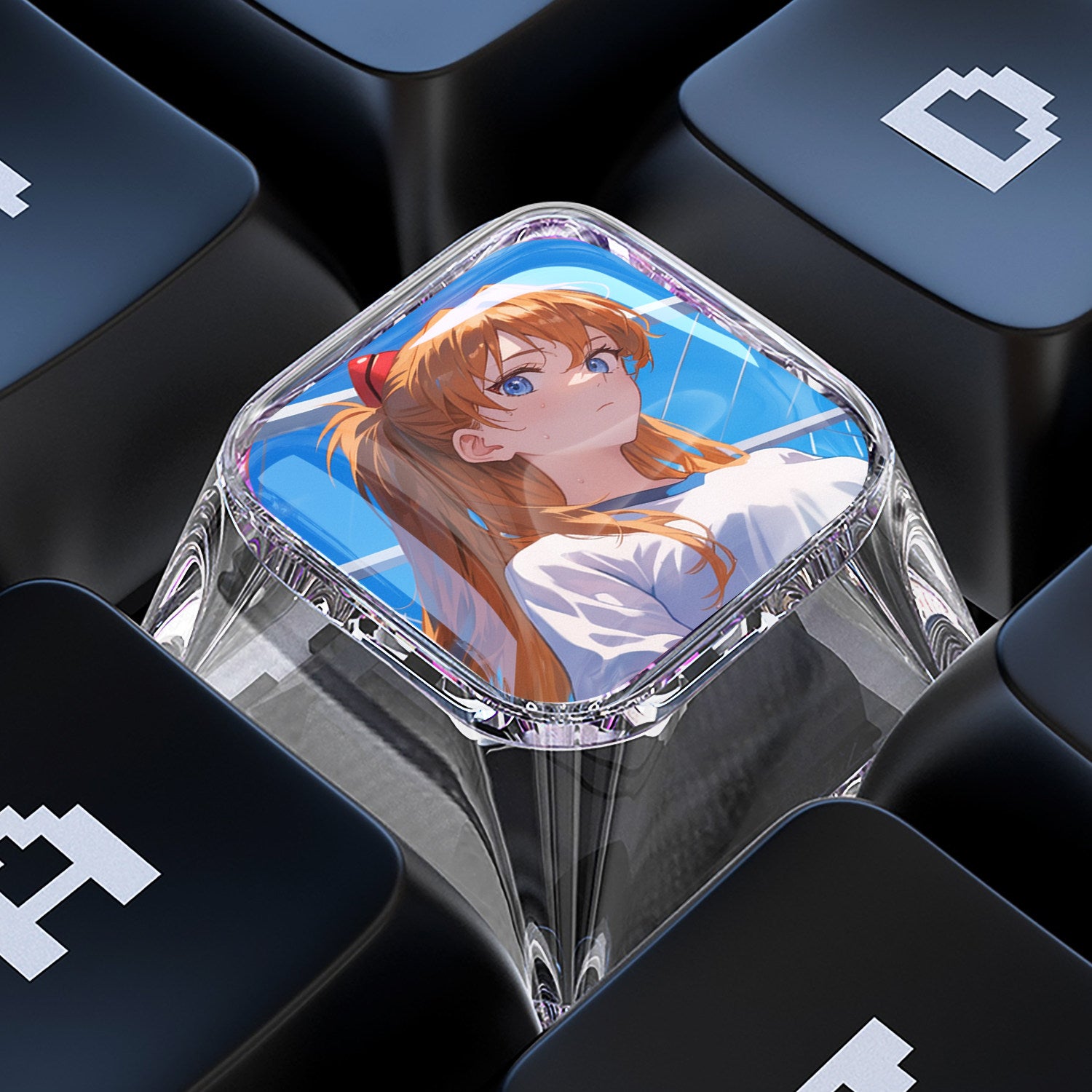 Anime 1U Resin Drip Keycap