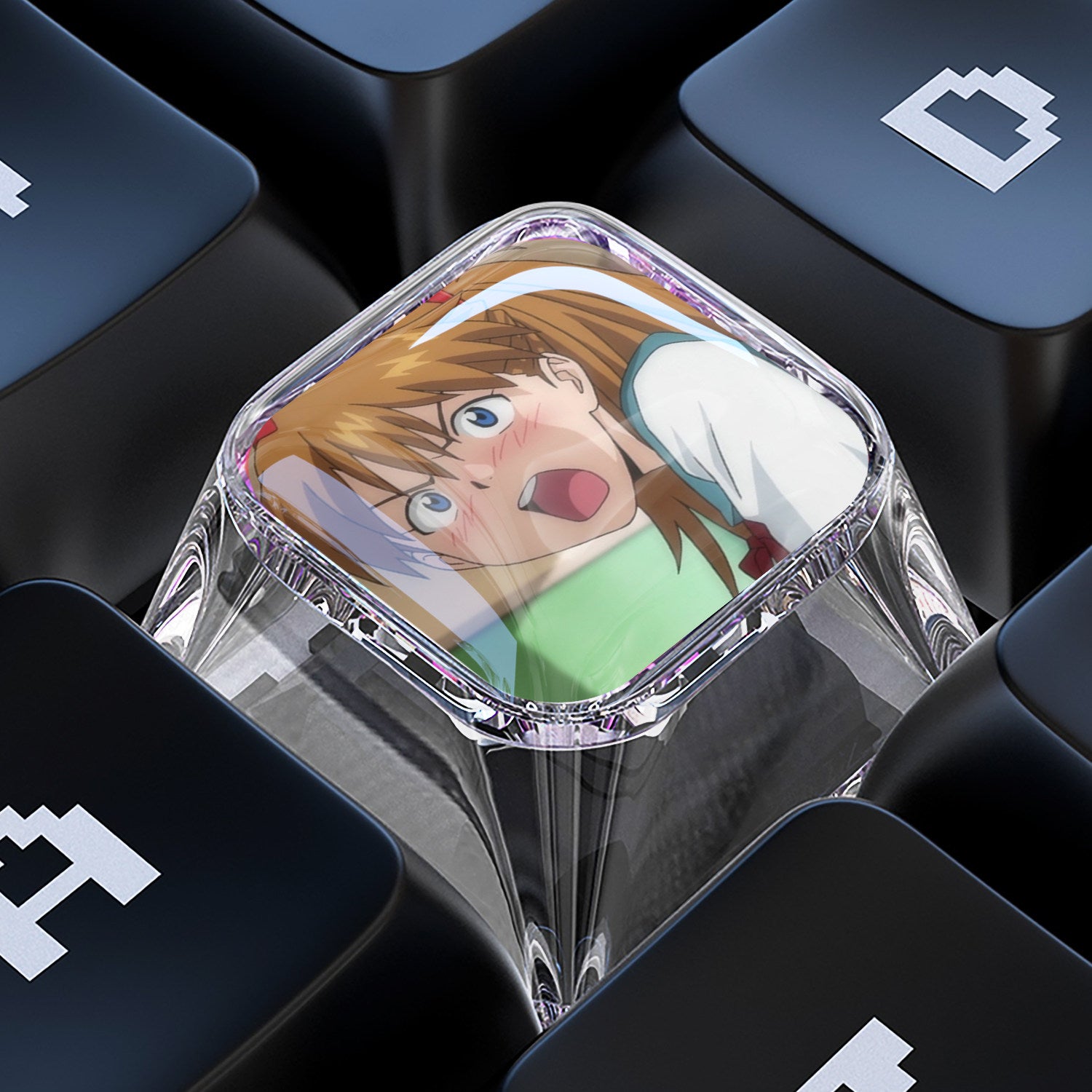 Anime 1U Resin Drip Keycap