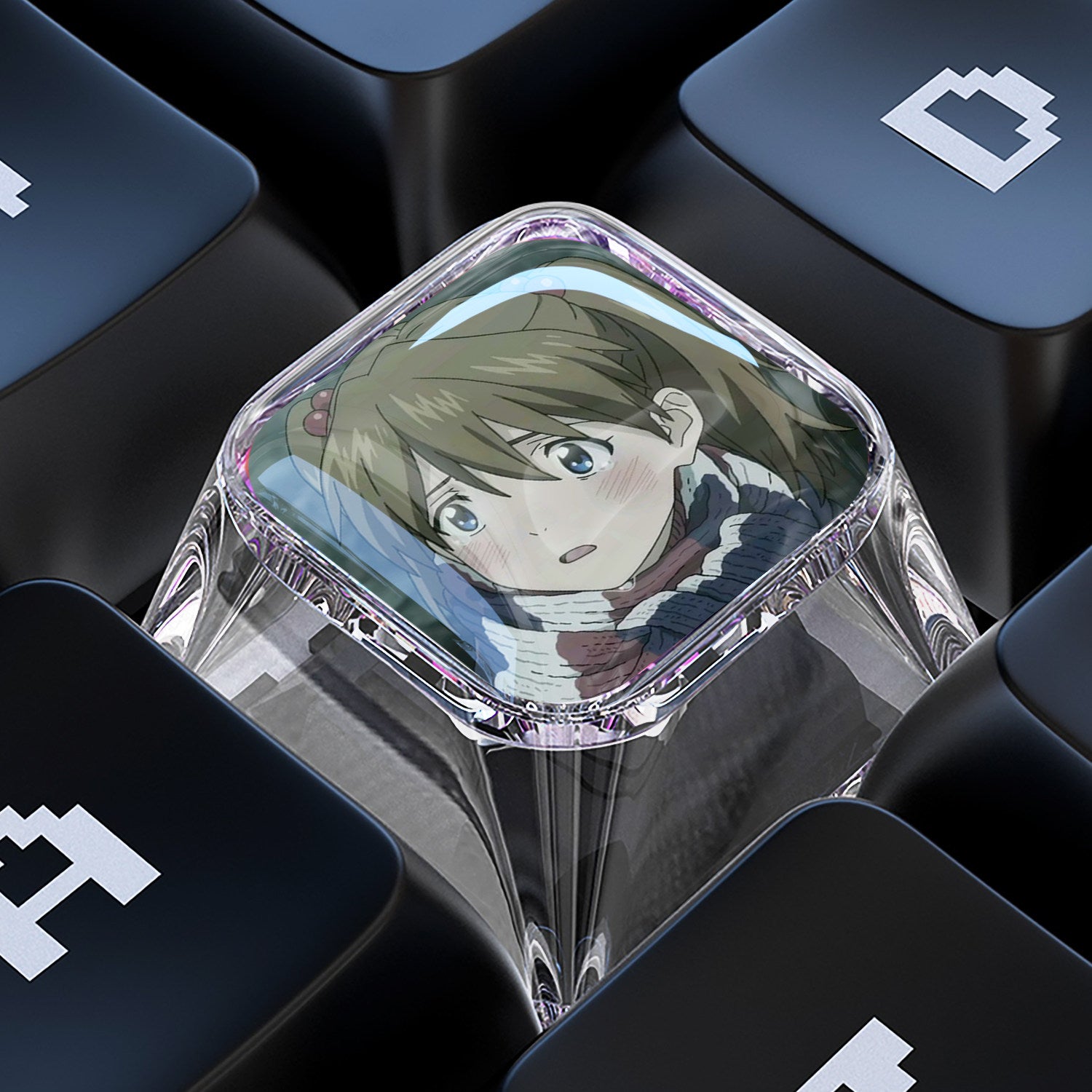 Anime 1U Resin Drip Keycap