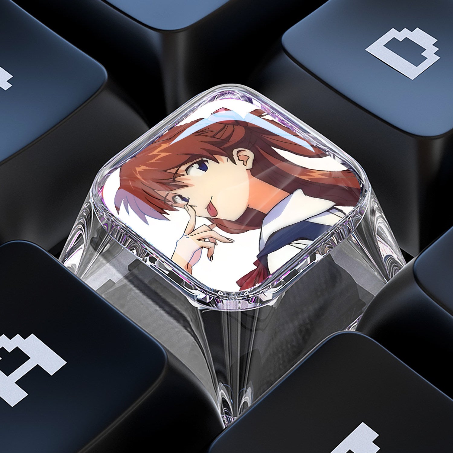 Anime 1U Resin Drip Keycap