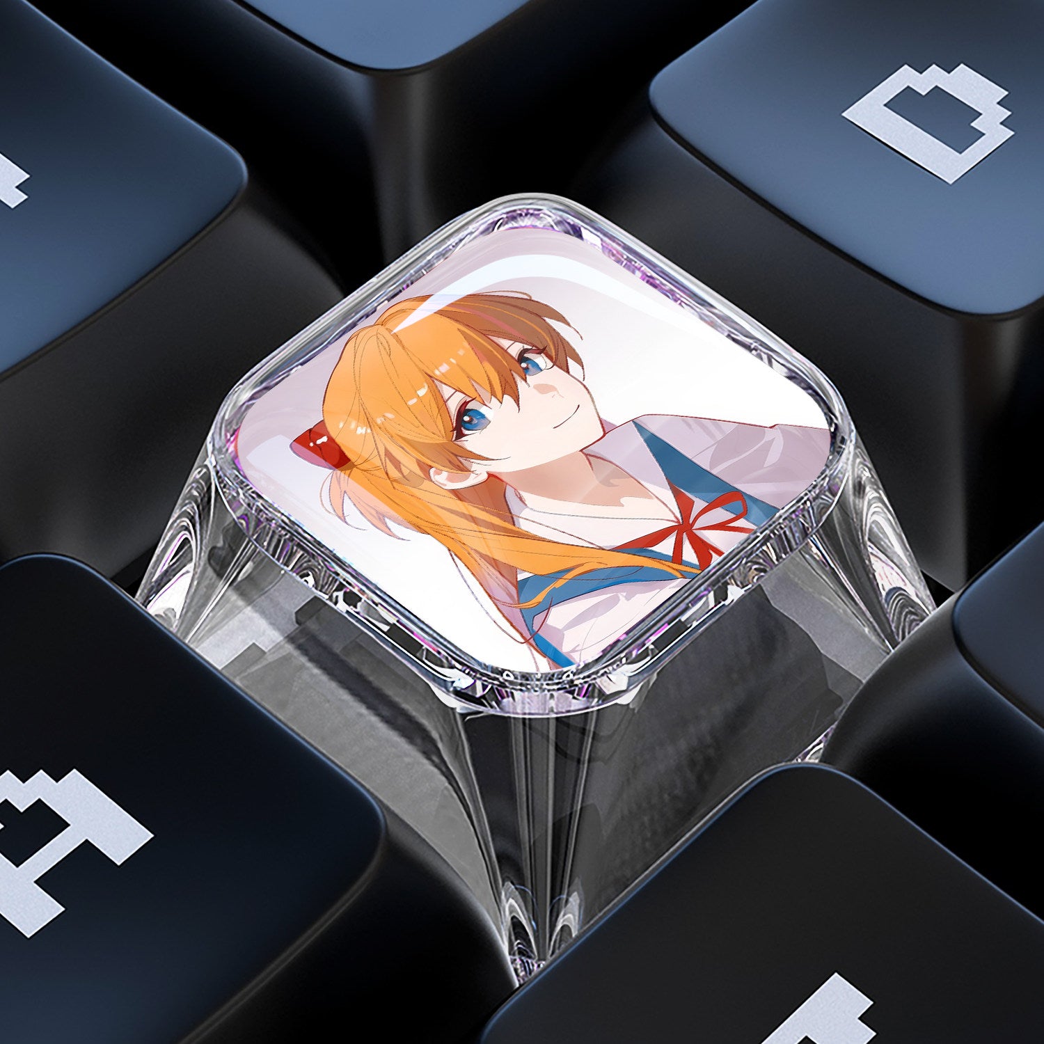 Anime 1U Resin Drip Keycap