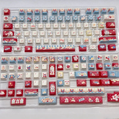 "Snow White's Tea Party" PBT Keycap Set (Cherry & MOA Profile)