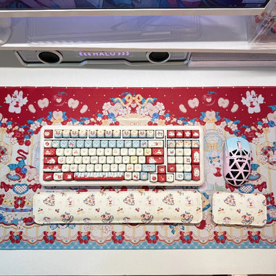 "Snow White's Tea Party" PBT Keycap Set (Cherry & MOA Profile)