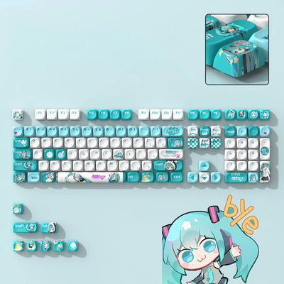 "Teal Diva" MOA Profile PBT Keycap Set