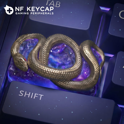 3D Snake Resin Artisan Keycap (1.75u)