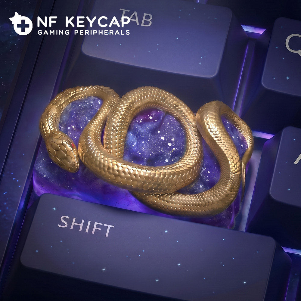 3D Snake Resin Artisan Keycap (1.75u)