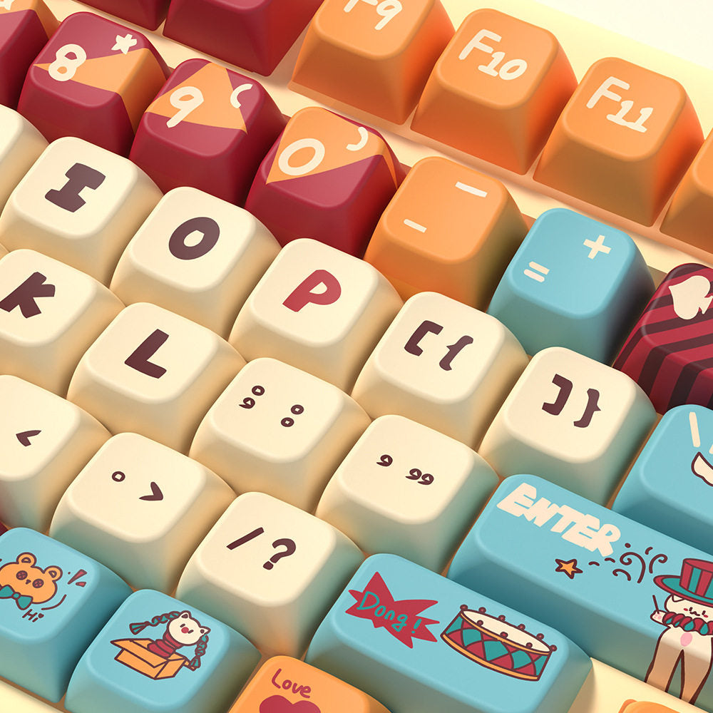 "Circus Carnival" MDA Profile PBT Keycap Set (112 Keys)