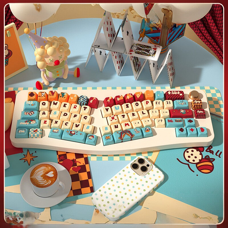 "Circus Carnival" MDA Profile PBT Keycap Set (112 Keys)