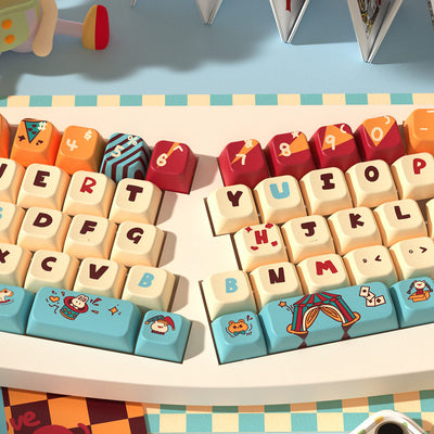 "Circus Carnival" MDA Profile PBT Keycap Set (112 Keys)
