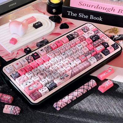 "Cyber-Goth" MAO Profile PBT Keycap Set (140 Keys)