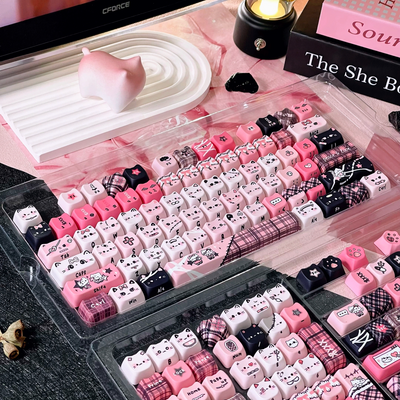 "Cyber-Goth" MAO Profile PBT Keycap Set (140 Keys)