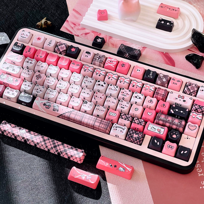 "Cyber-Goth" MAO Profile PBT Keycap Set (140 Keys)