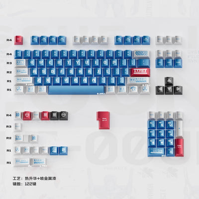 "Cyber Mecha" PBT & PC Keycap Series (Cherry Profile)