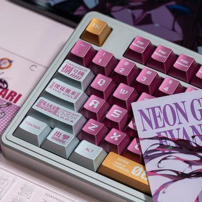 "Cyber Mecha" PBT & PC Keycap Series (Cherry Profile)