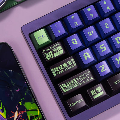 "Cyber Mecha" PBT & PC Keycap Series (Cherry Profile)