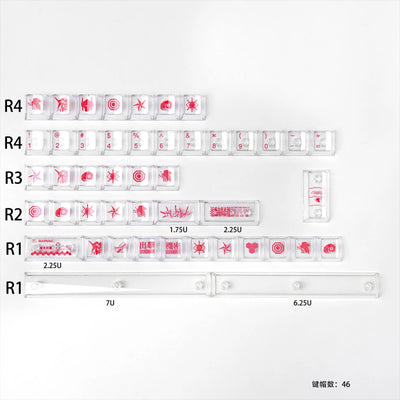 "Cyber Mecha" PBT & PC Keycap Series (Cherry Profile)
