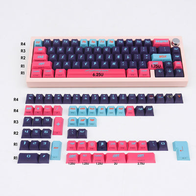"Cyberpunk" Side-Lit PBT Keycap Set (Cherry Profile)