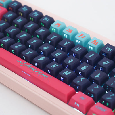 "Cyberpunk" Side-Lit PBT Keycap Set (Cherry Profile)