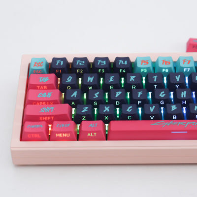 "Cyberpunk" Side-Lit PBT Keycap Set (Cherry Profile)