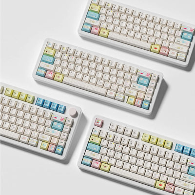 "Desk Notes" 1.7mm Ultra-Thick PBT Keycap Set (Cherry Profile / 137 Keys / 5-Sided Dye-Sub)