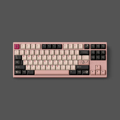 "Keep Safe R2" Biker Girl Cherry Profile PBT Dye-Sub Keycap Set (144 Keys)