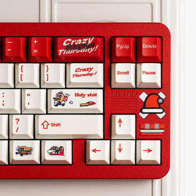 "OKFC Crazy Thursday" 1.7mm PBT Dye-Sub Keycap Set (Original Design)