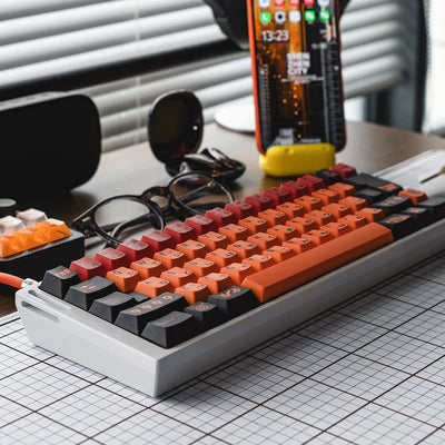 "Vortex Ninja" Japanese Sub-Legend Cherry Profile 1.7mm PBT Keycap Set (144 Keys)