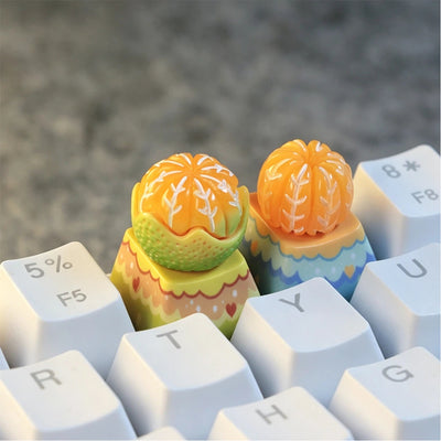 "Juicy Citrus" 3D Artisan 1u Keycap