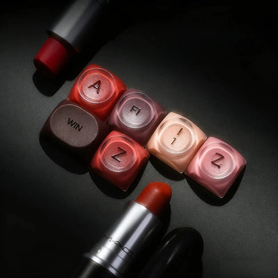 "Lipstick Palette" Translucent HOA Profile PBT & PC Keycap Set