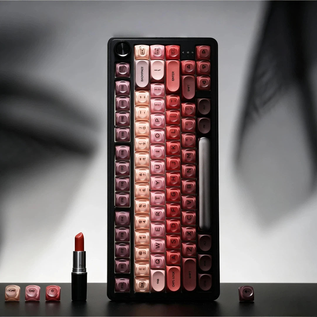 "Lipstick Palette" Translucent HOA Profile PBT & PC Keycap Set