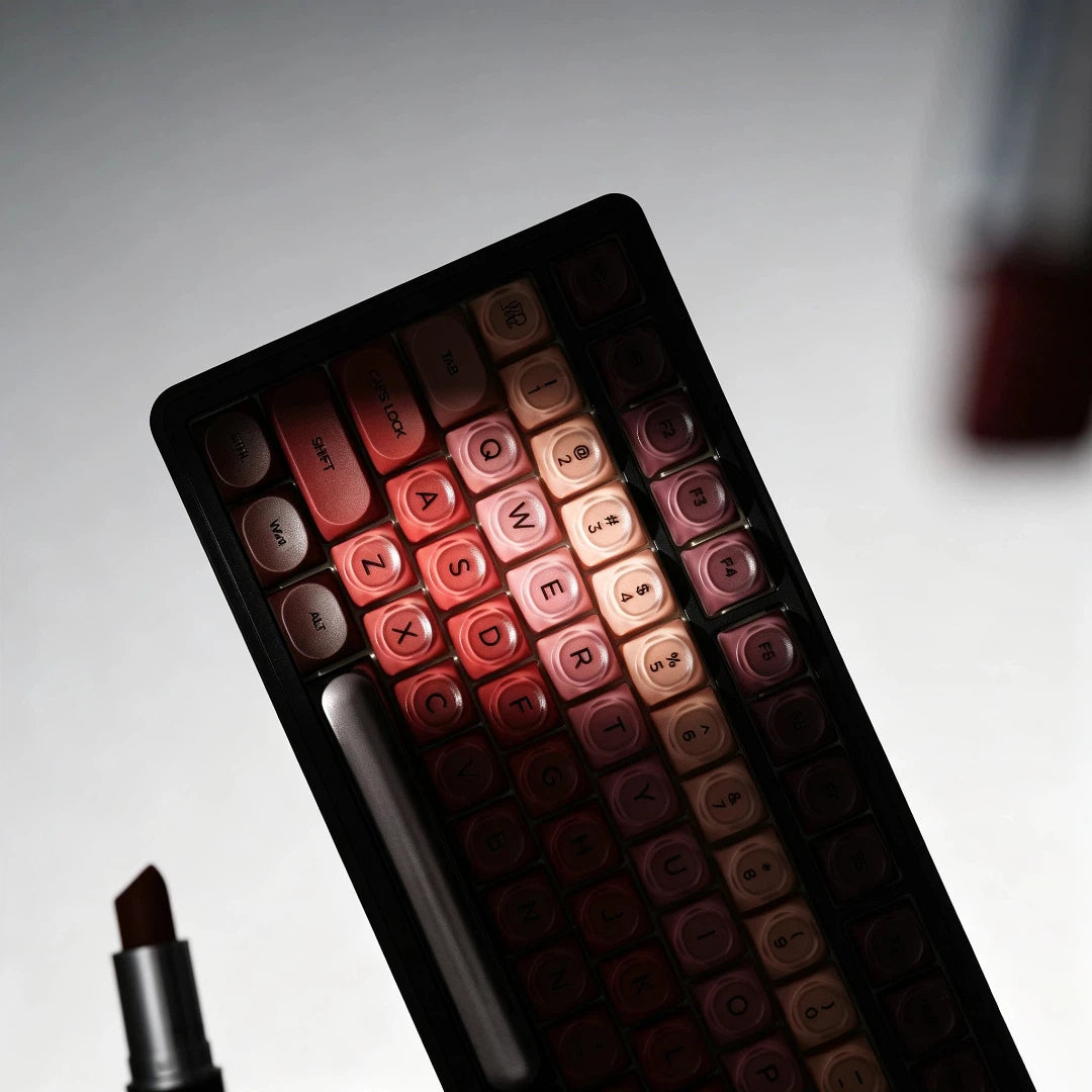 "Lipstick Palette" Translucent HOA Profile PBT & PC Keycap Set