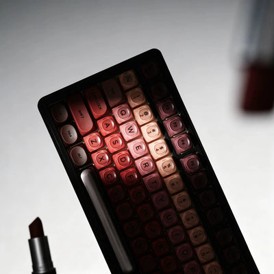"Lipstick Palette" Translucent HOA Profile PBT & PC Keycap Set