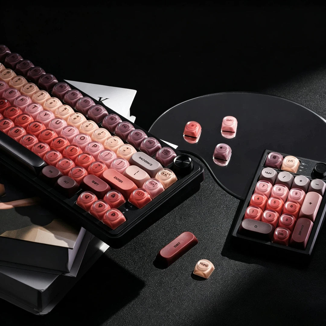 "Lipstick Palette" Translucent HOA Profile PBT & PC Keycap Set