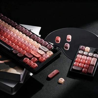 "Lipstick Palette" Translucent HOA Profile PBT & PC Keycap Set