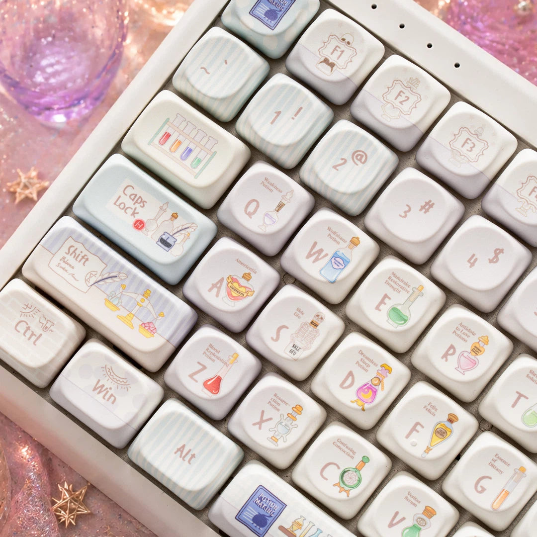 "Magic Potion" PBT Keycap Set (Cherry & MOA Profiles)