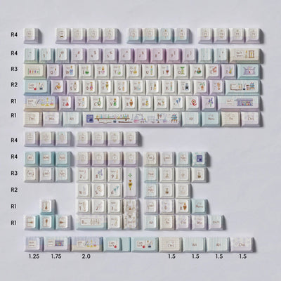 "Magic Potion" PBT Keycap Set (Cherry & MOA Profiles)