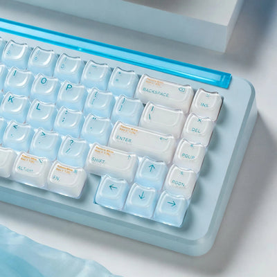 "Pale Sky Dream" ABS & PC Hybrid MAO Profile Keycap Set (119 Keys)