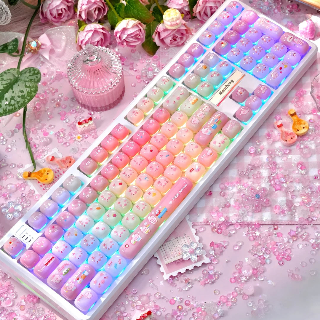 "Piggy Gummy" MOG Profile PC Keycap Set