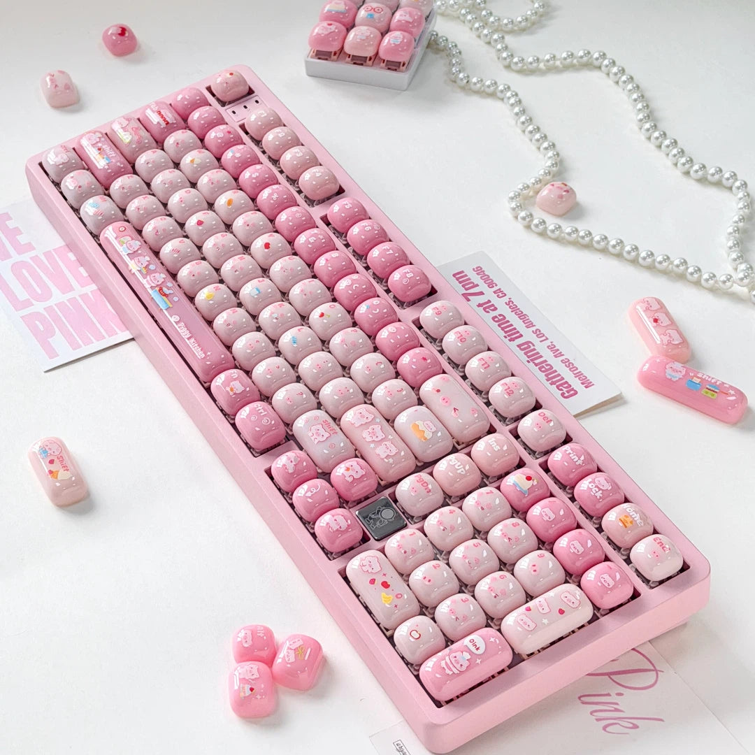 "Piggy Gummy" MOG Profile PC Keycap Set