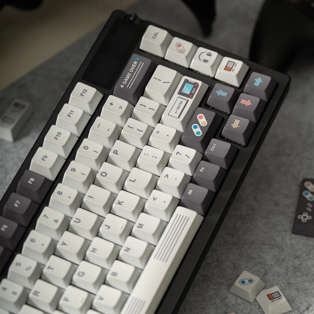 "PixelGo" Retro Console PBT Keycap Set (Cherry Profile)