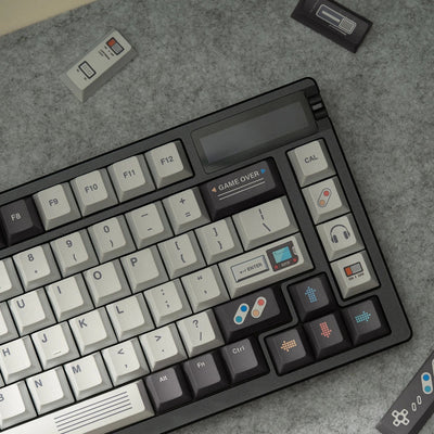 "PixelGo" Retro Console PBT Keycap Set (Cherry Profile)