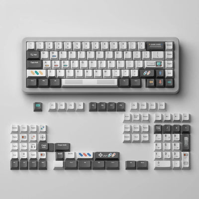 "PixelGo" Retro Console PBT Keycap Set (Cherry Profile)
