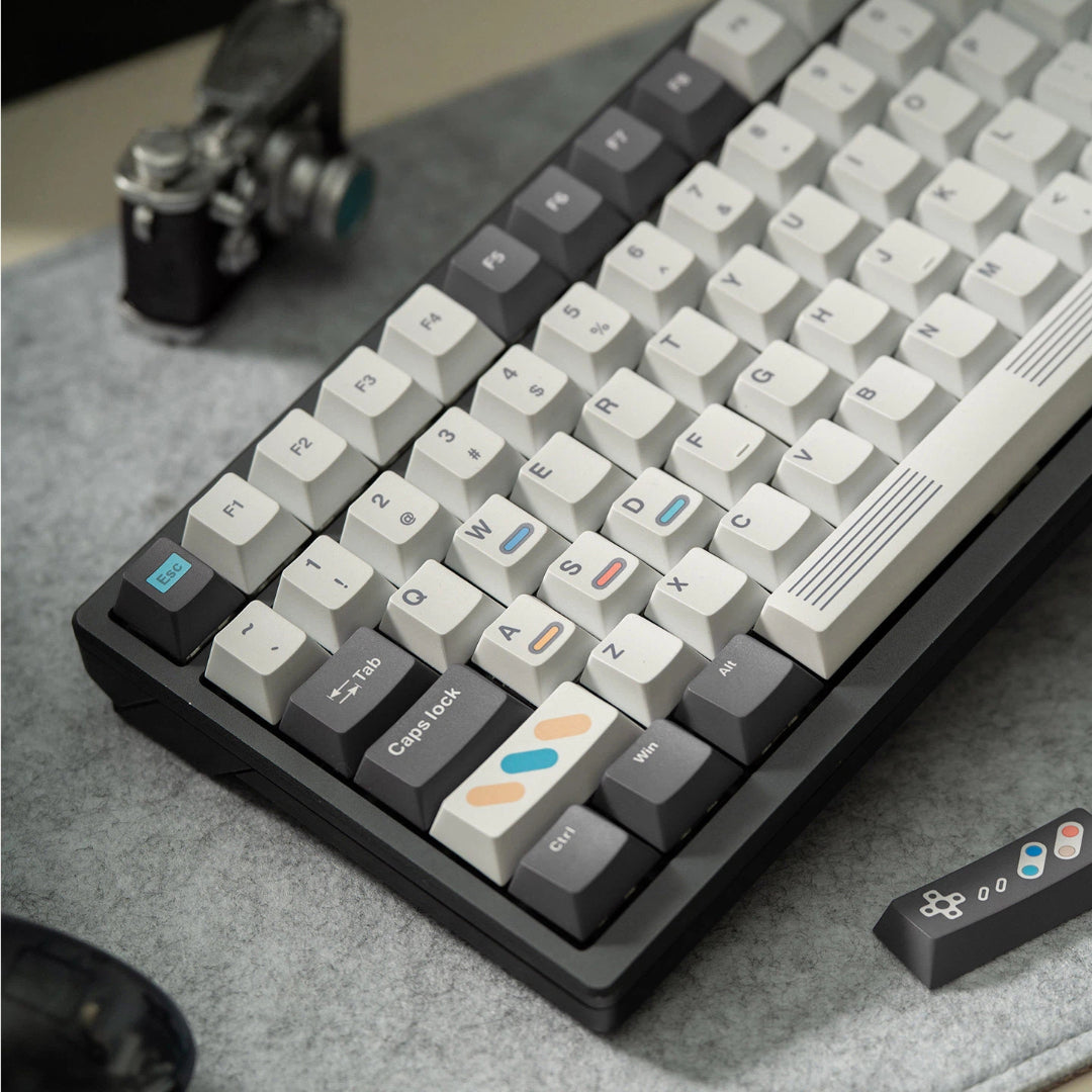 "PixelGo" Retro Console PBT Keycap Set (Cherry Profile)