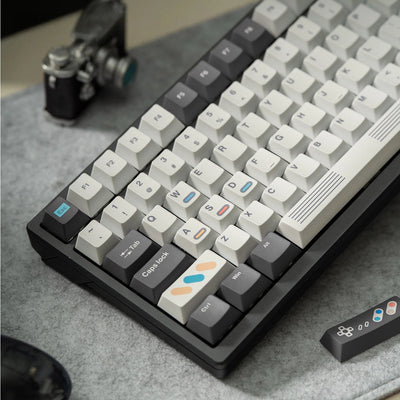 "PixelGo" Retro Console PBT Keycap Set (Cherry Profile)