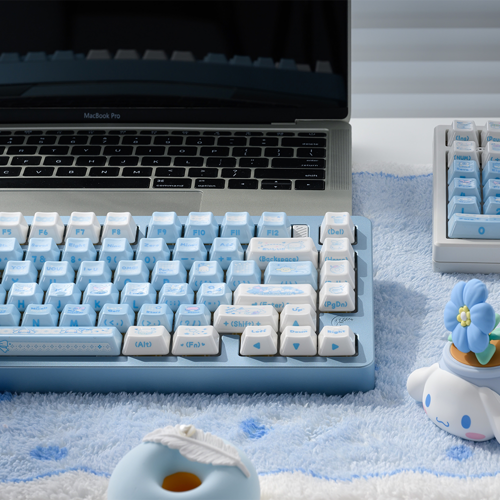 "Porcelain Glaze" Alumina Ceramic Keycap Set (Cherry Profile)
